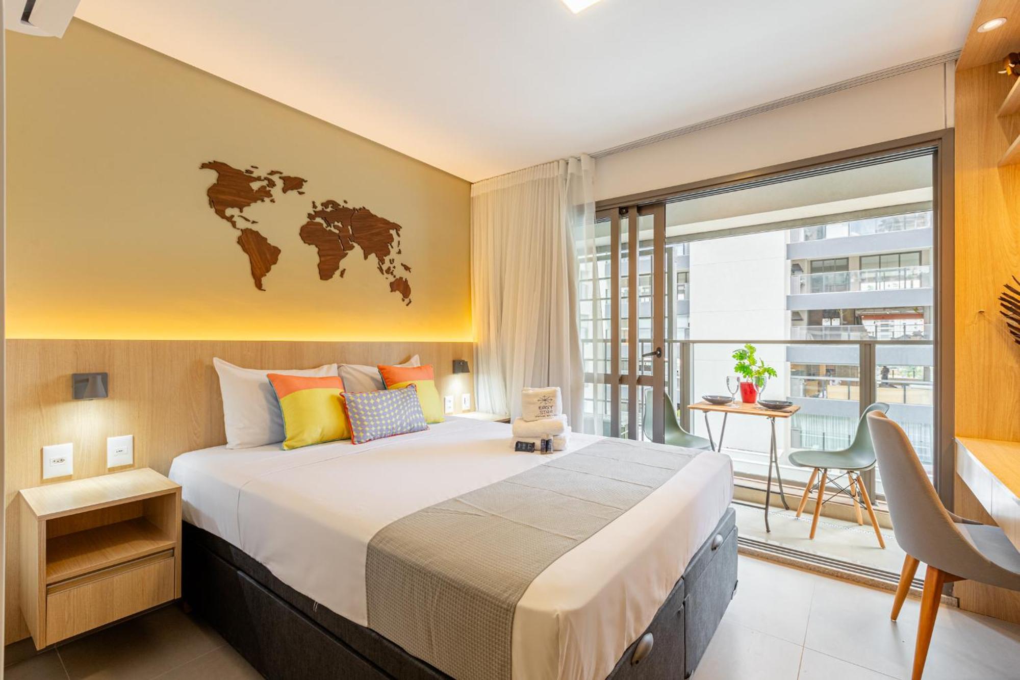 Apartamento Easy Star - Charmoso Com Piscina No Brooklin! - Bq01i